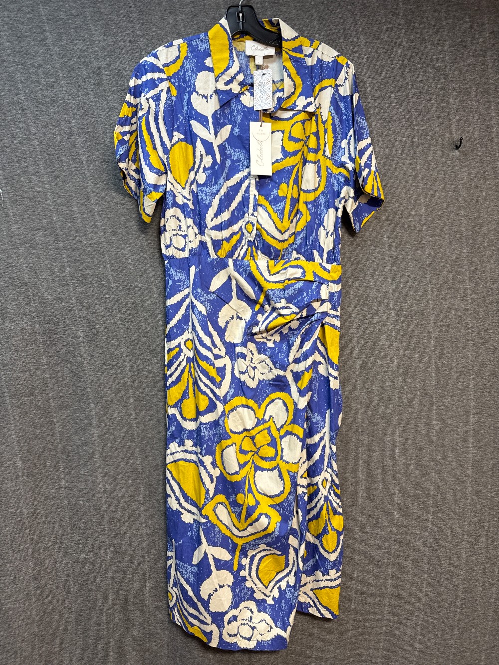 *NEW* CLEOBELLA Blue, Yellow & White Dress