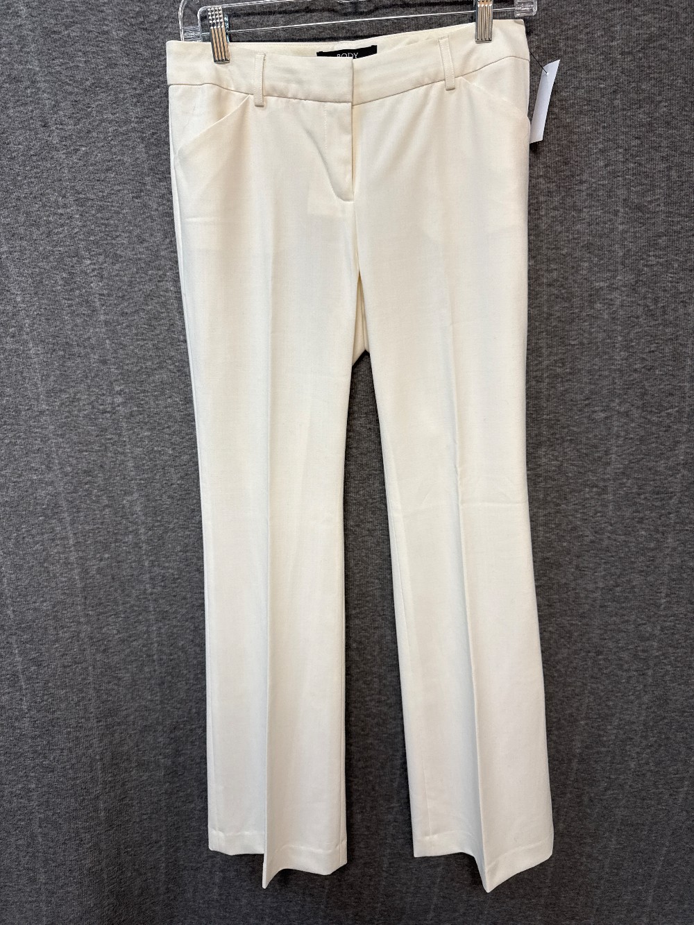 BODY BY VICTORIA Winter White Trouser Pants