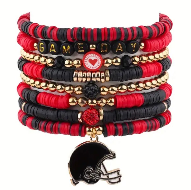 *NEW* Georgia Colors 7pc Polymer Clay Bracelet Set