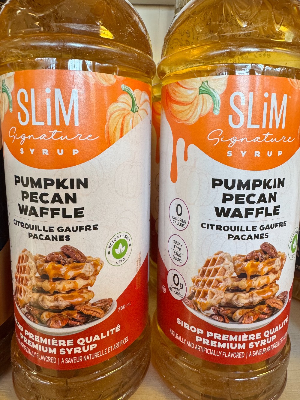 SLIM SIGNATURE Pumpkin Pecan Waffle Skinny Syrup
