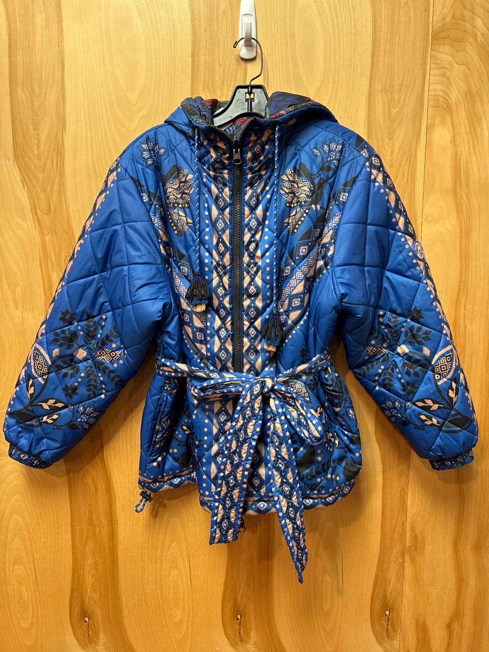 FARM RIO REVERSIBLE JACKET W HOOD & BELT / S