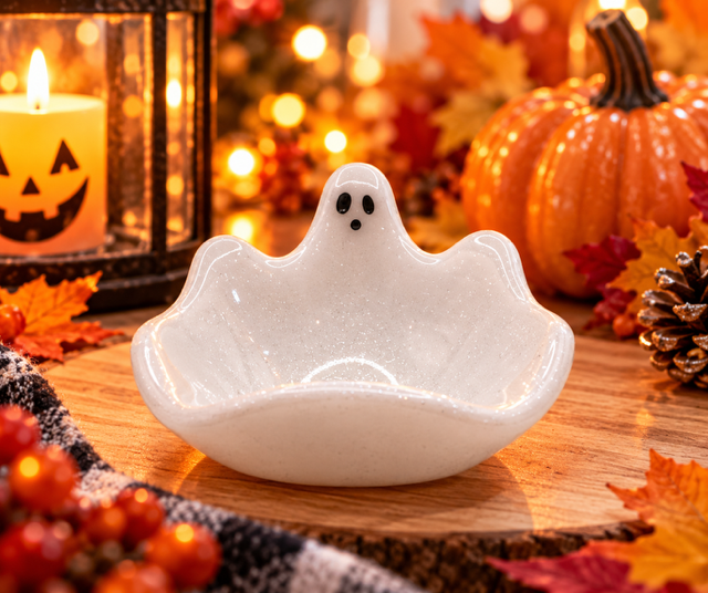 DD Ghostly resin trinket dish