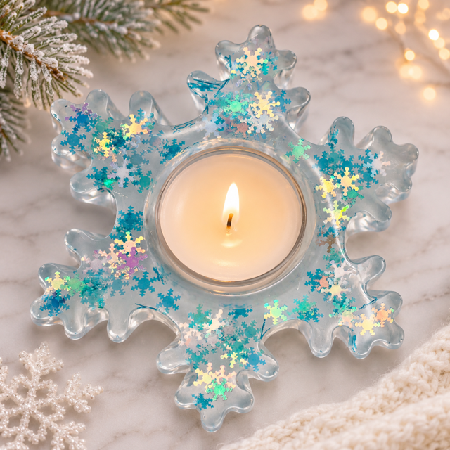 DD Christmas candle holders