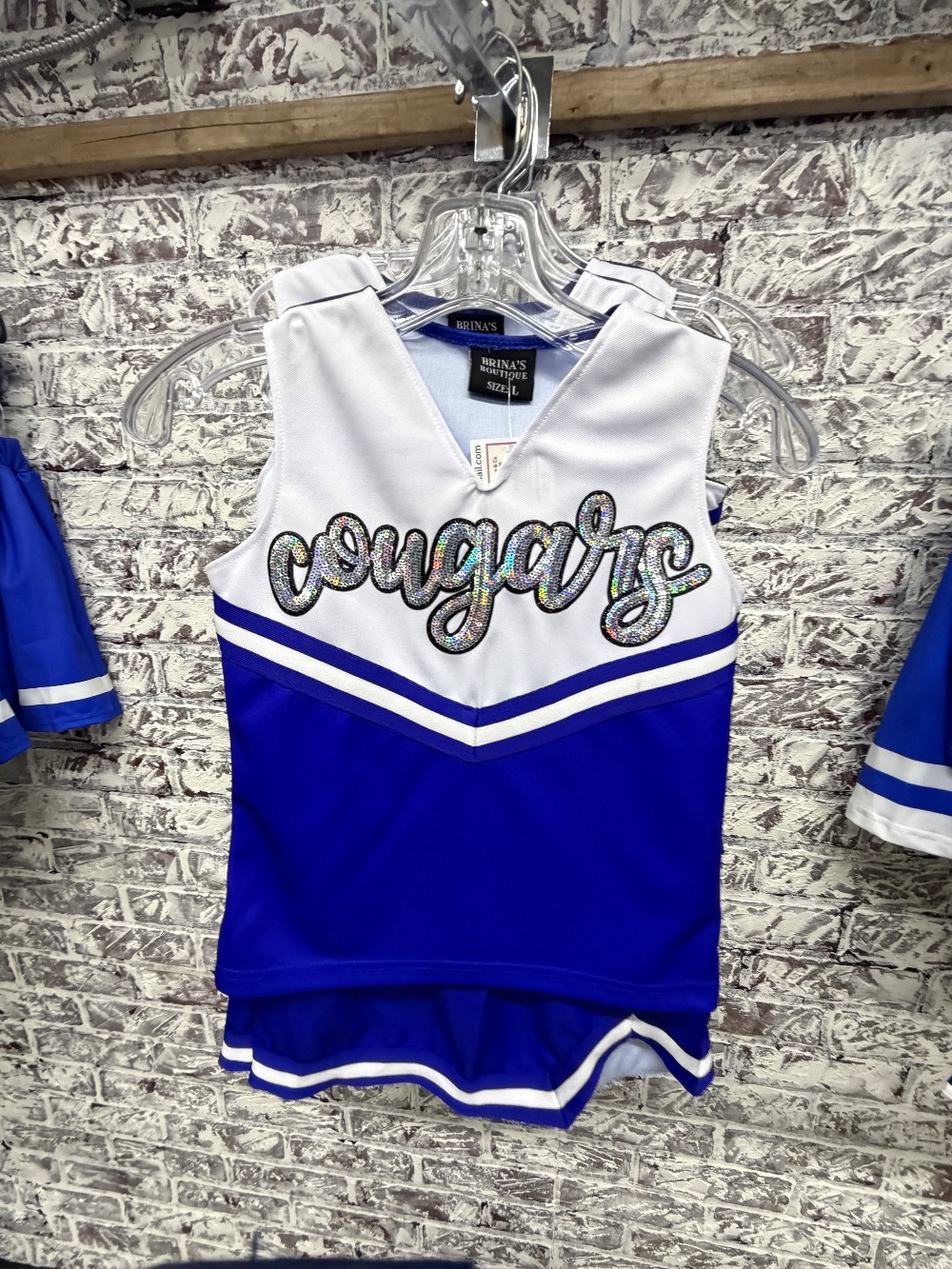 GLITZY COUGAR CHEER UNIFORMS