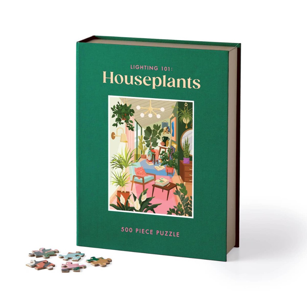 Houseplants 500 Piece Book Puzzle