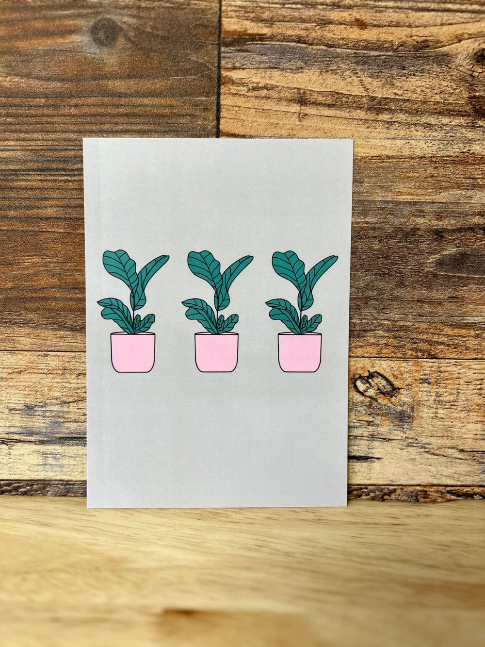 Three Fiddle Leaf Print
