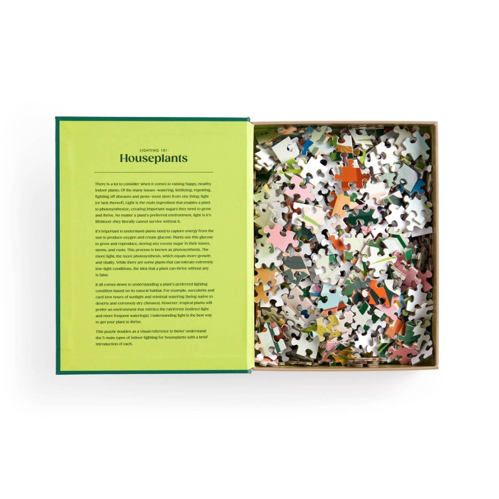 Houseplants 500 Piece Book Puzzle