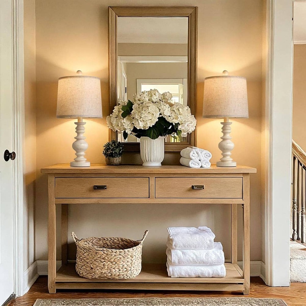 Antique White Lamp