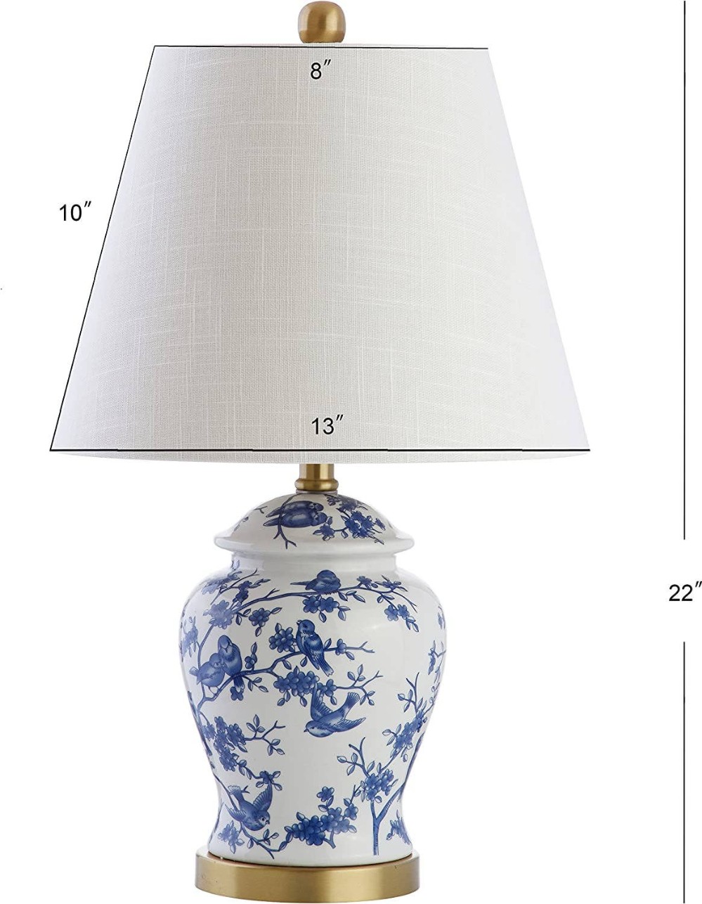 Blue and White Lamp