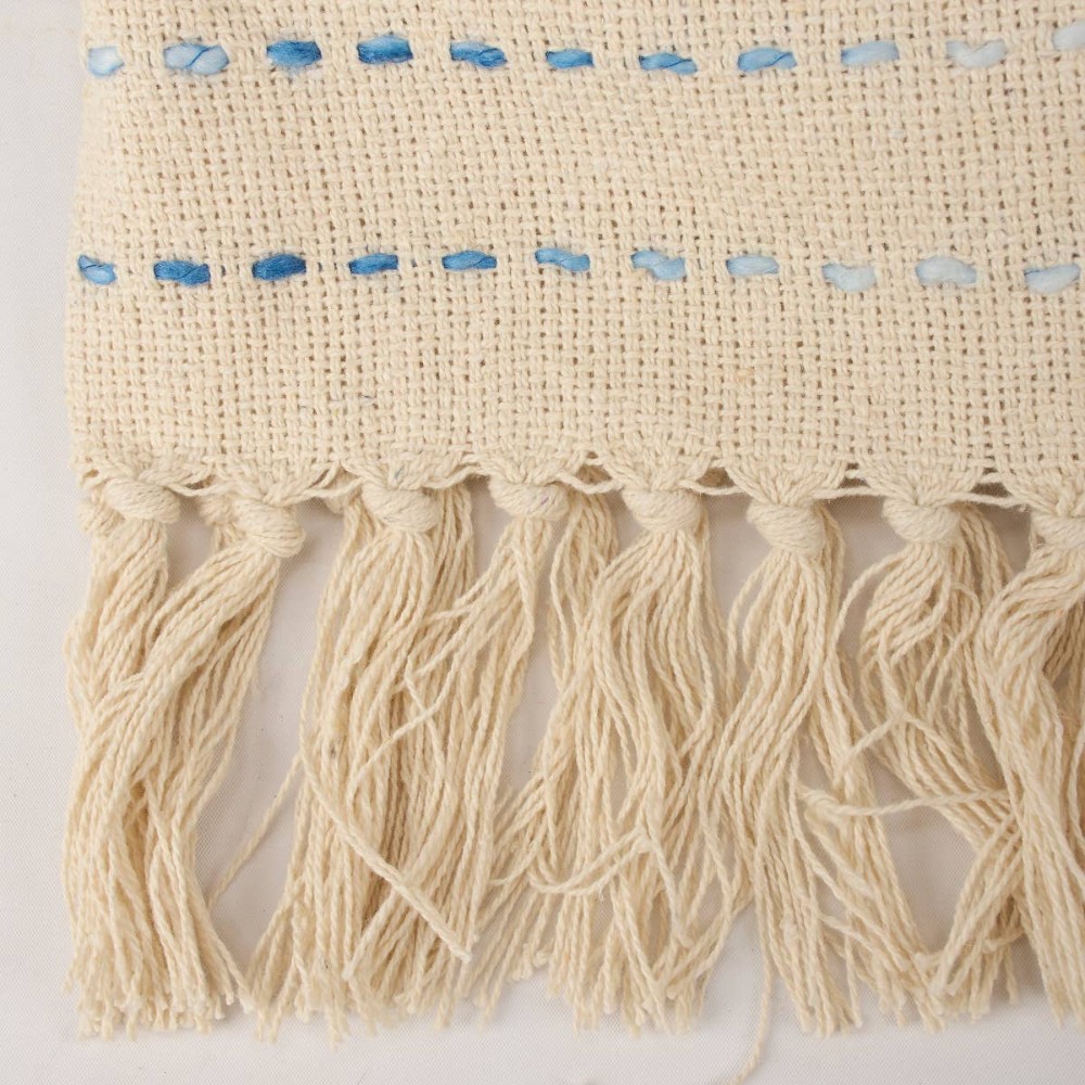 Blue Ocean Waves Throw