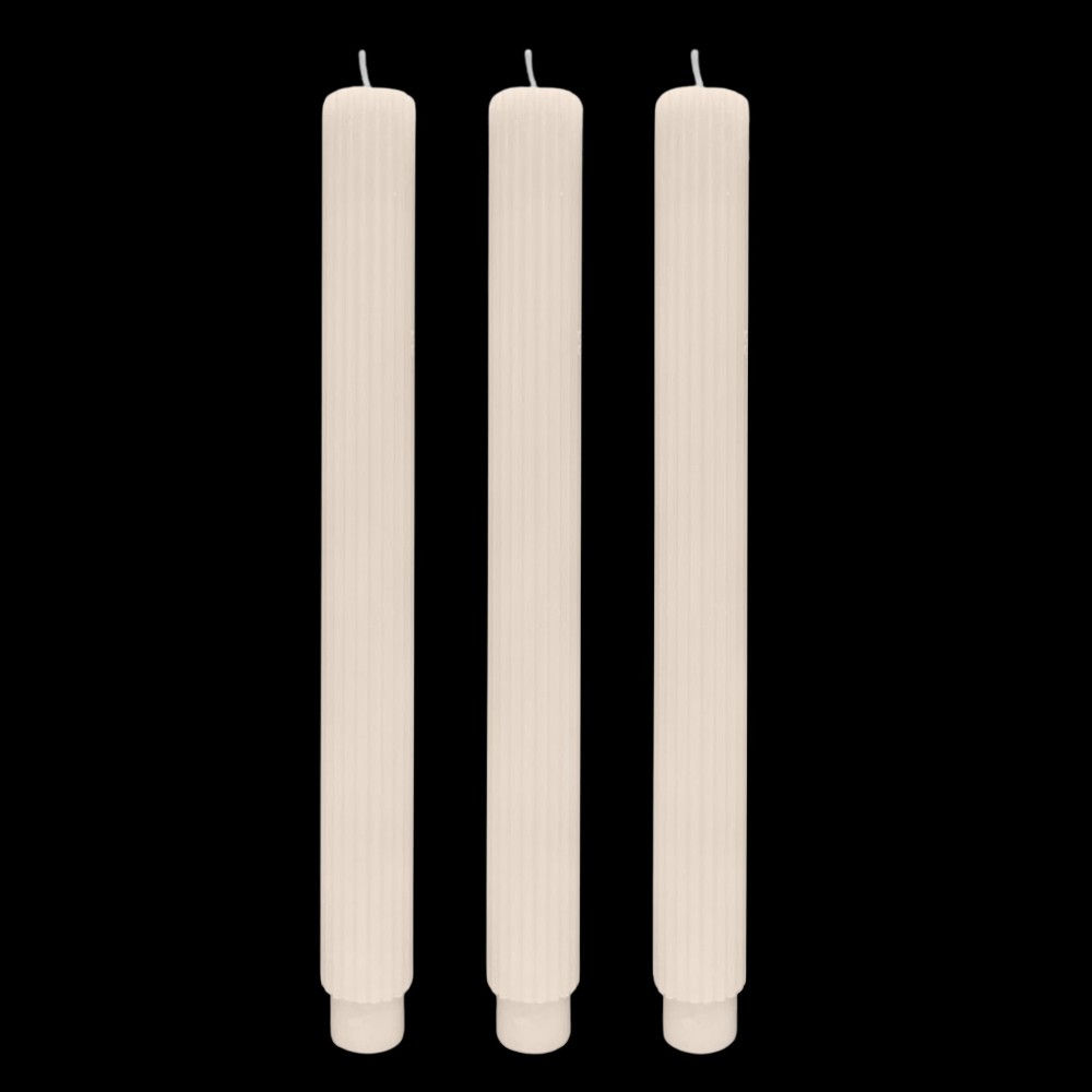 Fluted Taper Candles