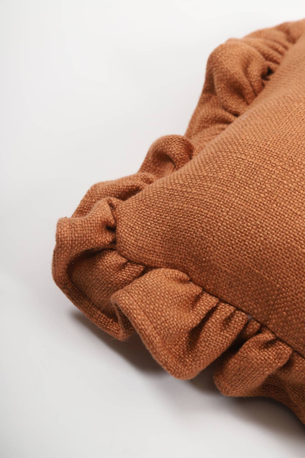 Luxe Linen Ruffle Pillow