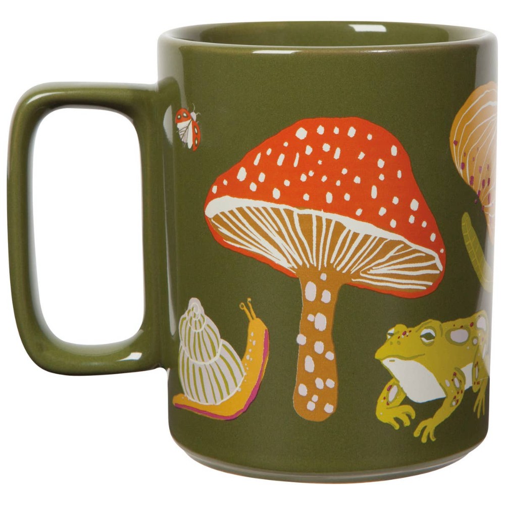 Green Mushroom Mug