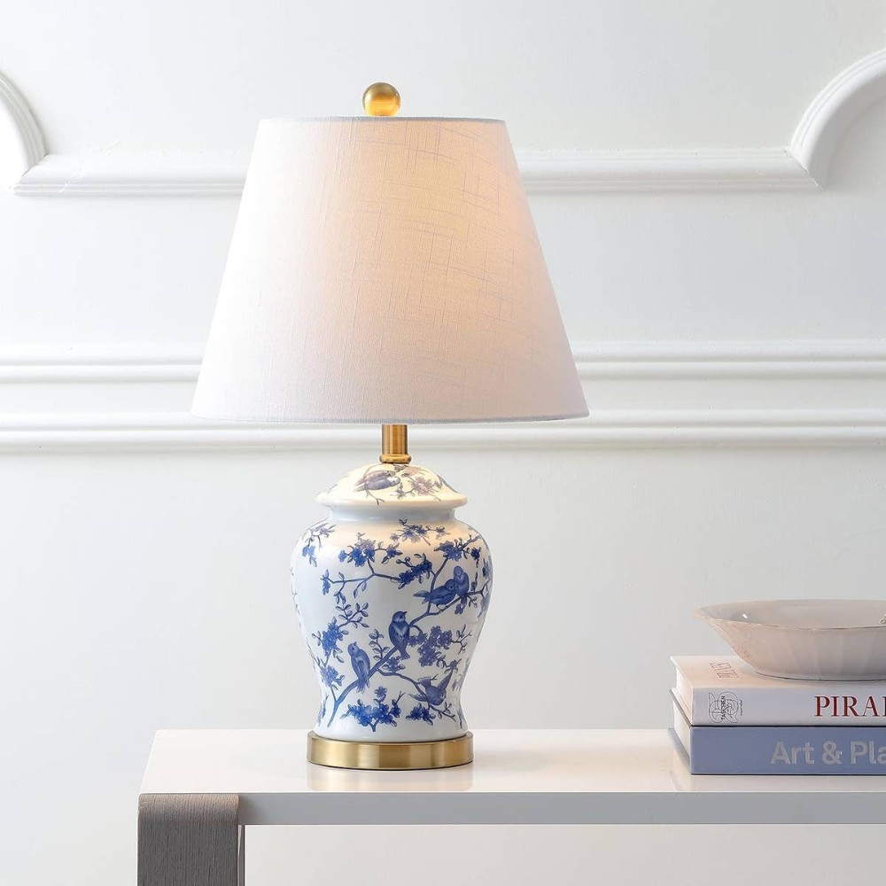 Blue and White Lamp