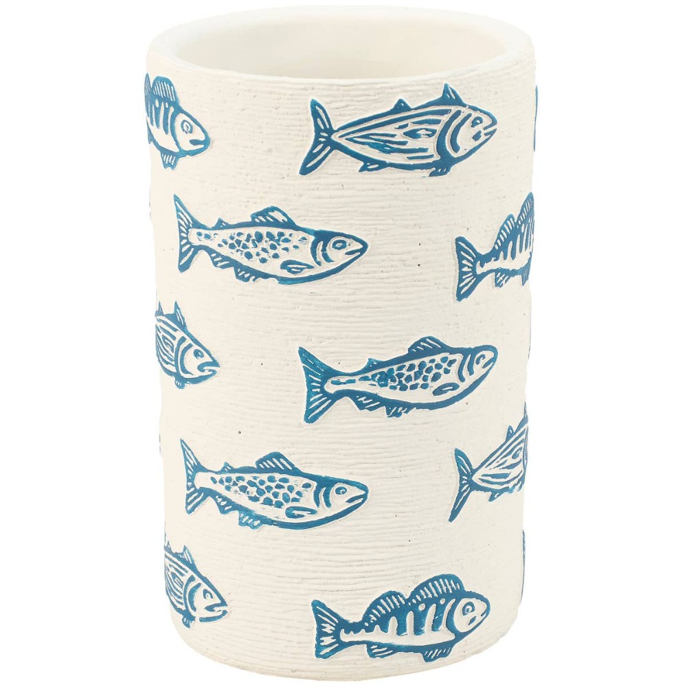 Blue Fish Vase