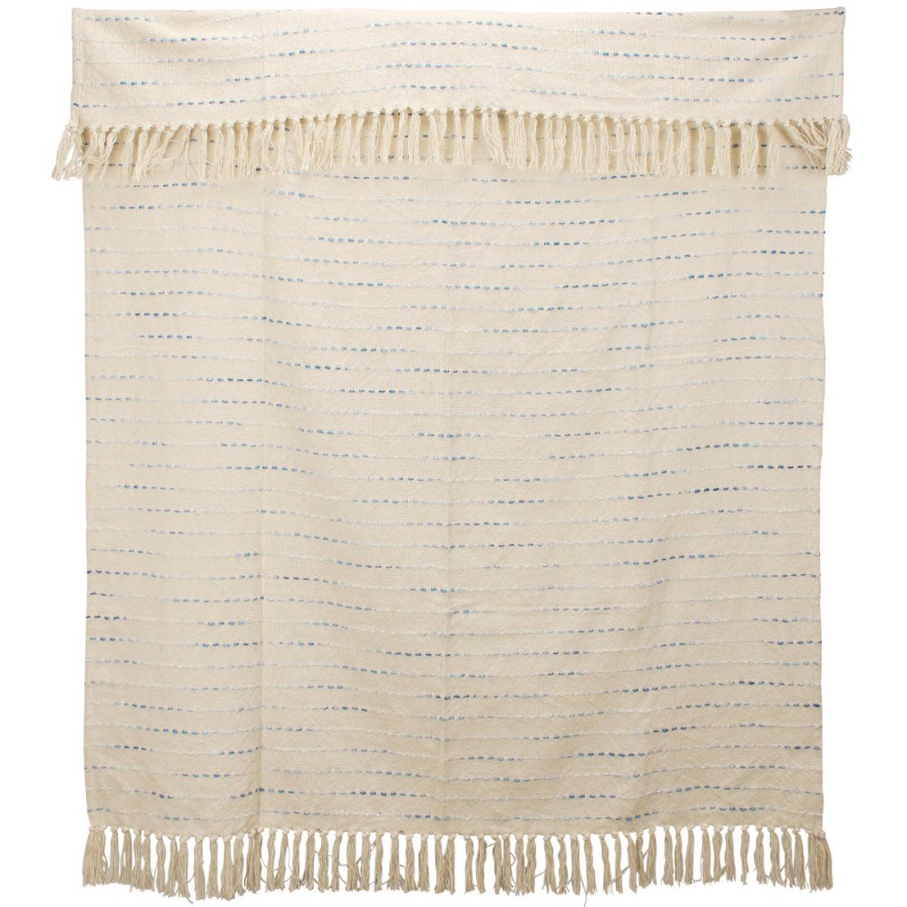 Blue Ocean Waves Throw