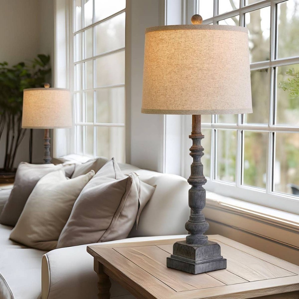 Black Farmhouse Lamp