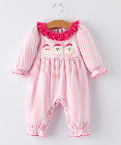 JAZ - Santa Striped Romper