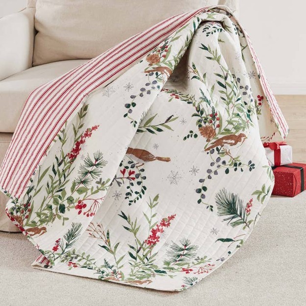RMR - Winterberry Forest Quilted Throw