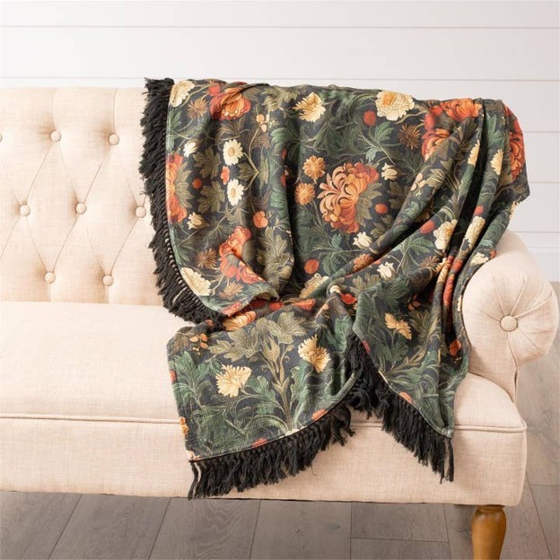 RMR - Moody Floral Throw