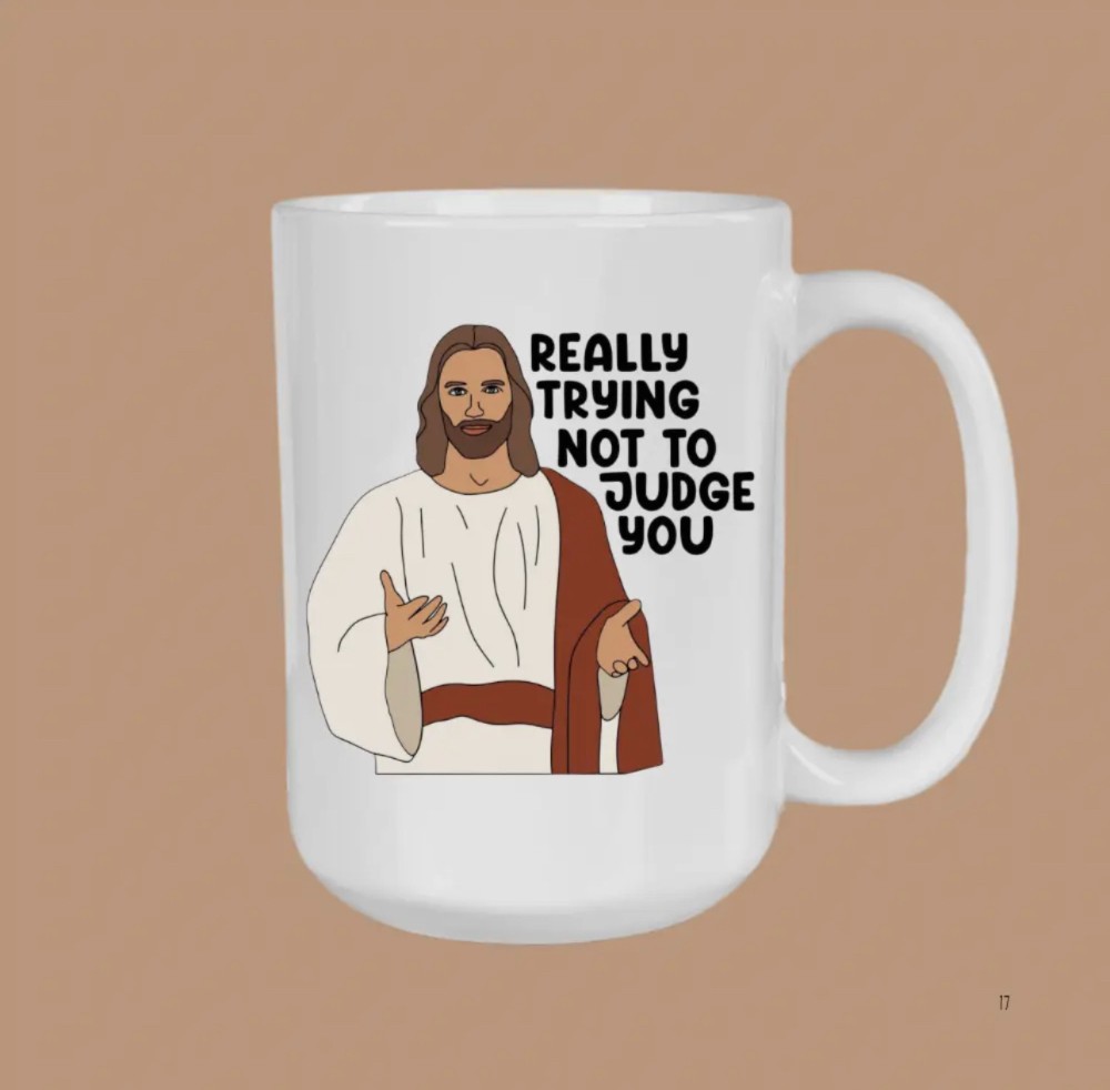 ADA Trying Not to Judge You Coffee Mug