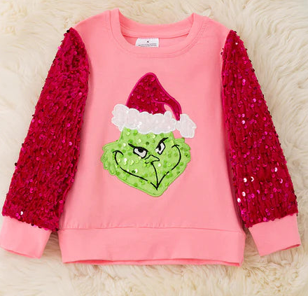 JAZ - Grinch Sequin Sweater