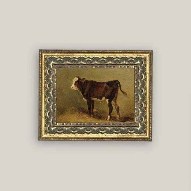 RMR - Vintage Calf Framed Art 7x5