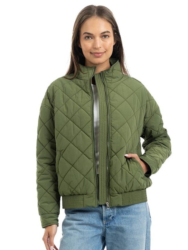 RMR - Olive Diamond Quilted Jacket