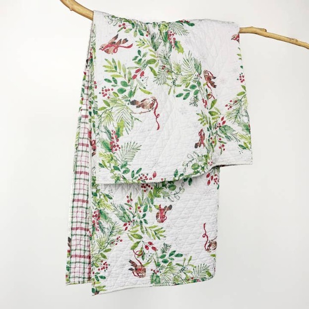 RMR - Tinsel Tidings Quilted Throw