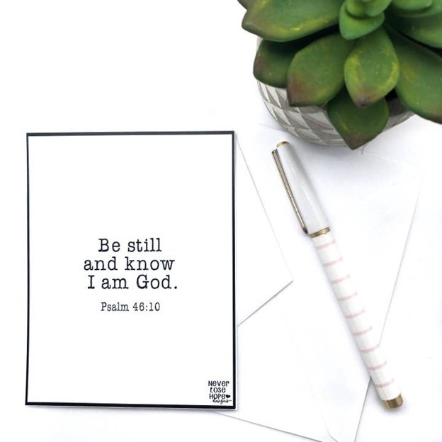 RMR - Be Still and Know I Am God Notecard