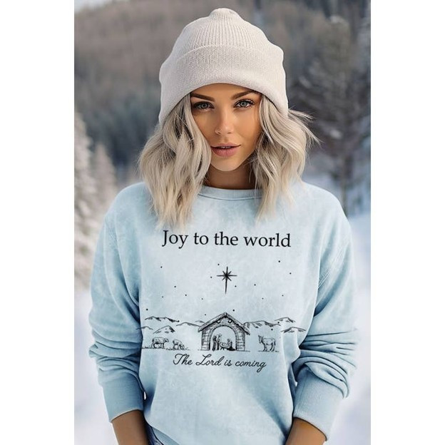 RMR - 'Joy To the World' Mineral Sweatshirt
