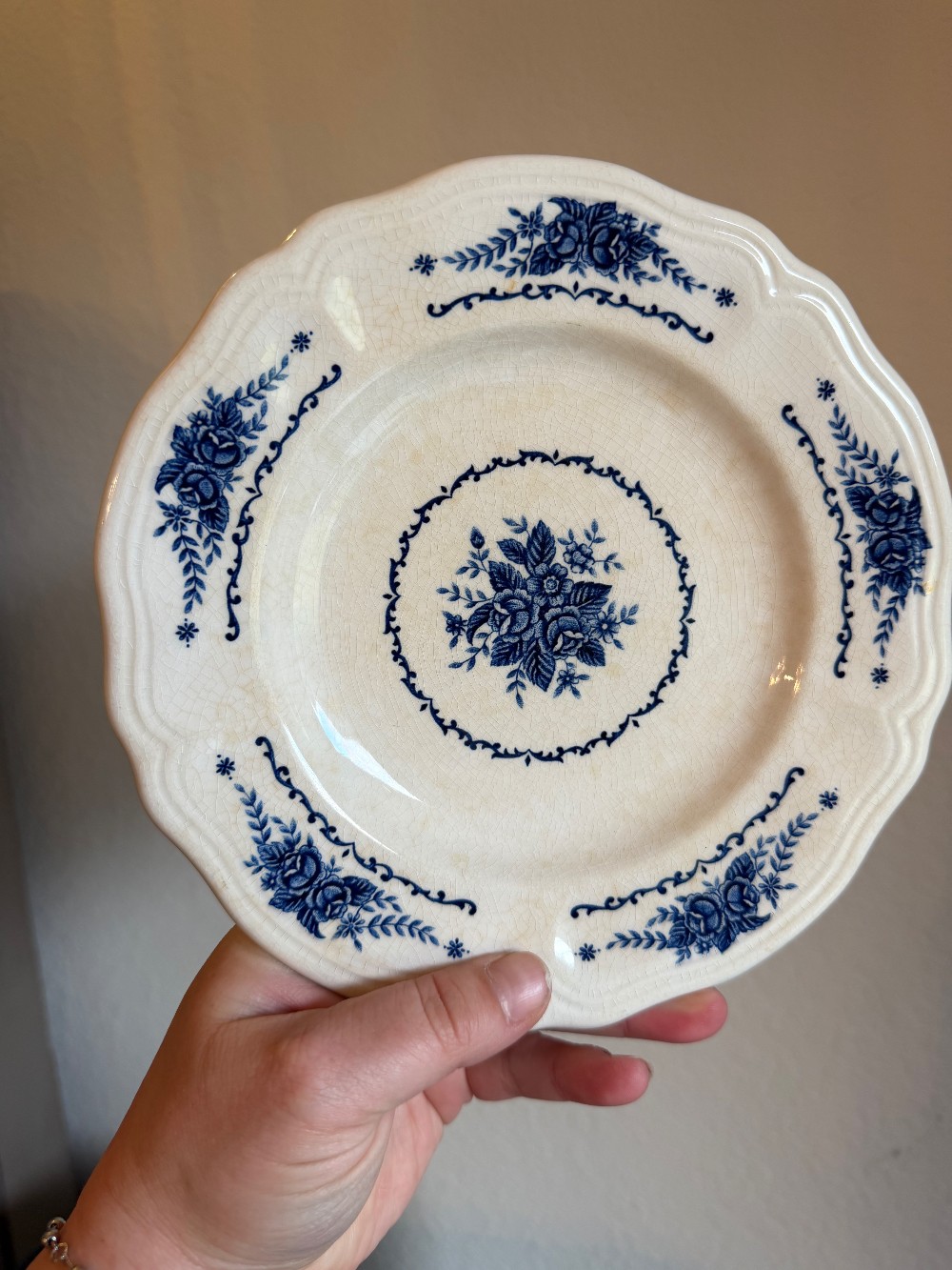 ADA Ironstone Dessert Plate