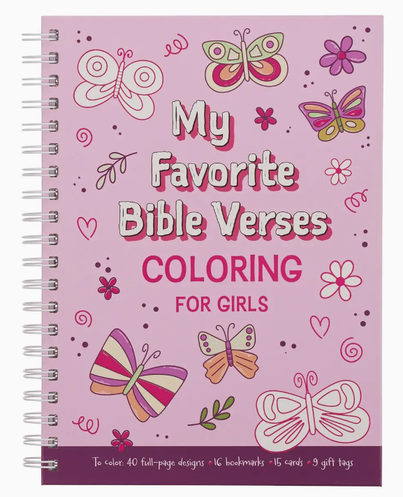 R&J - Coloring Book Favorite Bible Verses For Girls