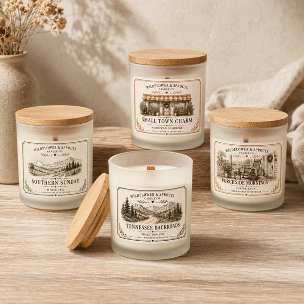 RMR - Hand-Poured Soy Candle, Southern Sunday