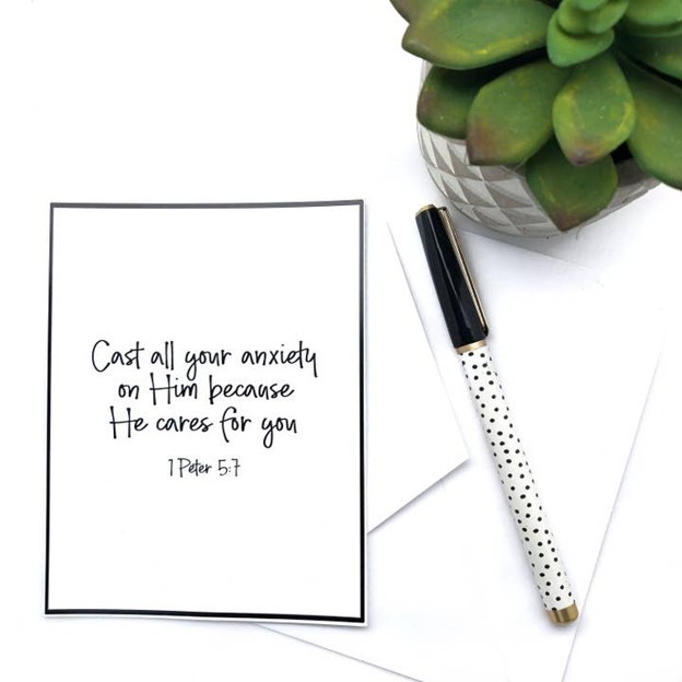 RMR - Cast All Your Anxiety On Him Notecard