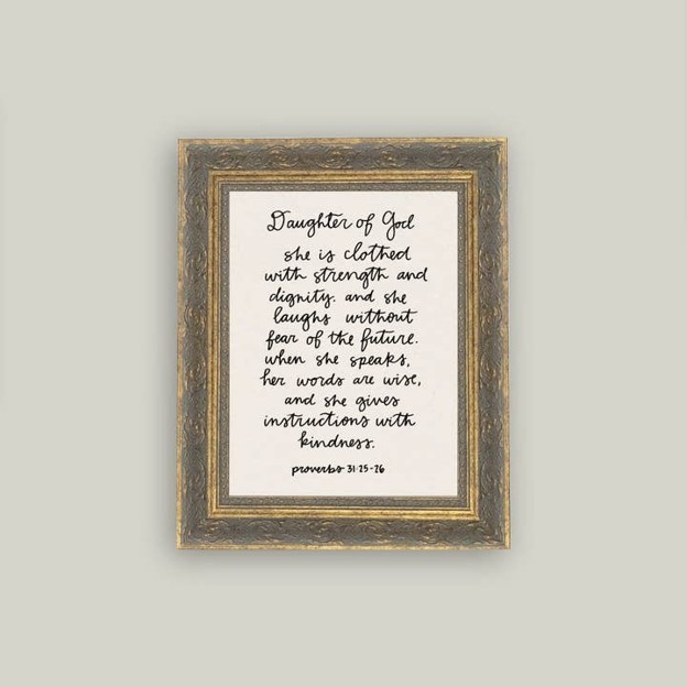 RMR - Proverbs 31:25-26 8x10
