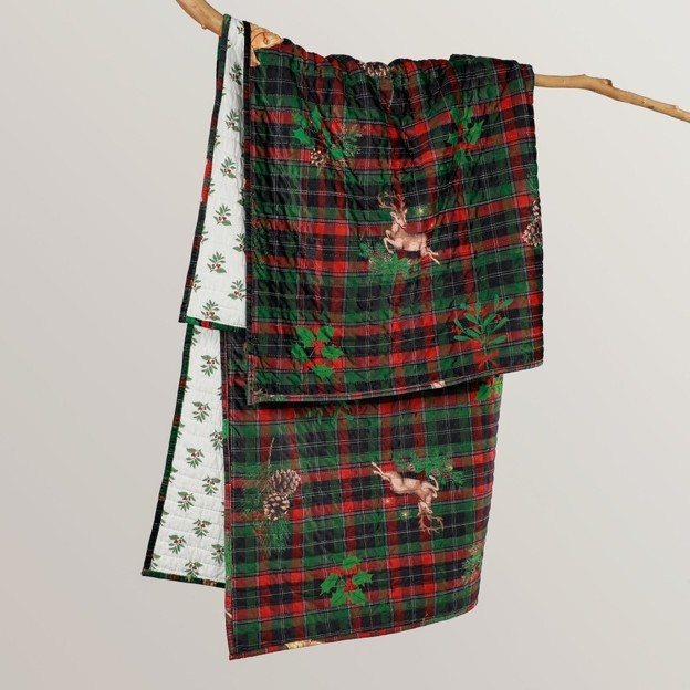 RMR - Tartan Quilted 2-Sided Throw