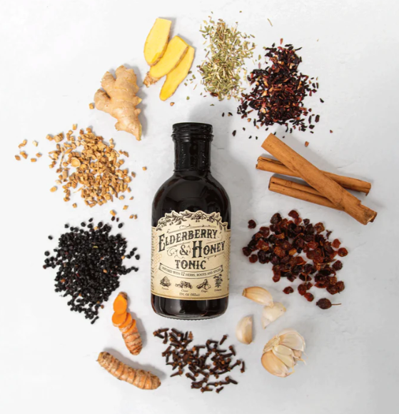 SCM/ Elderberry & Honey Tonic - 16 oz