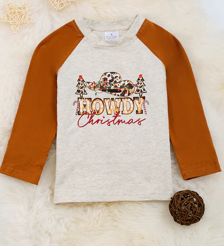 JAZ - Howdy Christmas Raglan