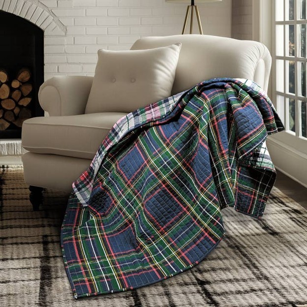 RMR - Spencer Plaid Quilted Throw