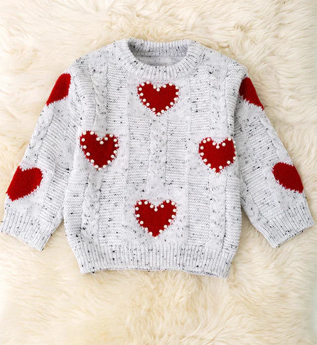JAZ - Pearl Heart Sweater