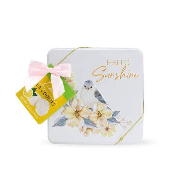 Spring Square Tin: Lemon Tea Cookies
