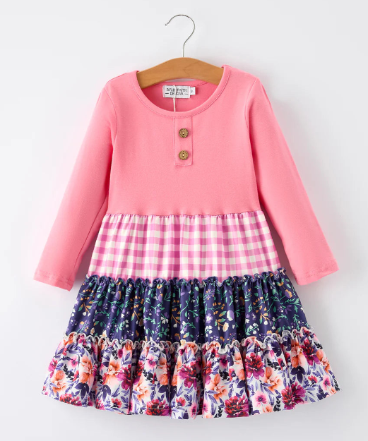 JAZ - Autumn Patchwork Dress