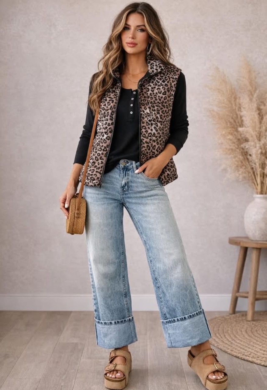 TTR LEOPARD VEST