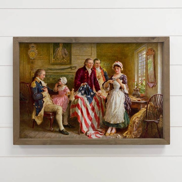 RMR - Betsy Ross American Flag Print