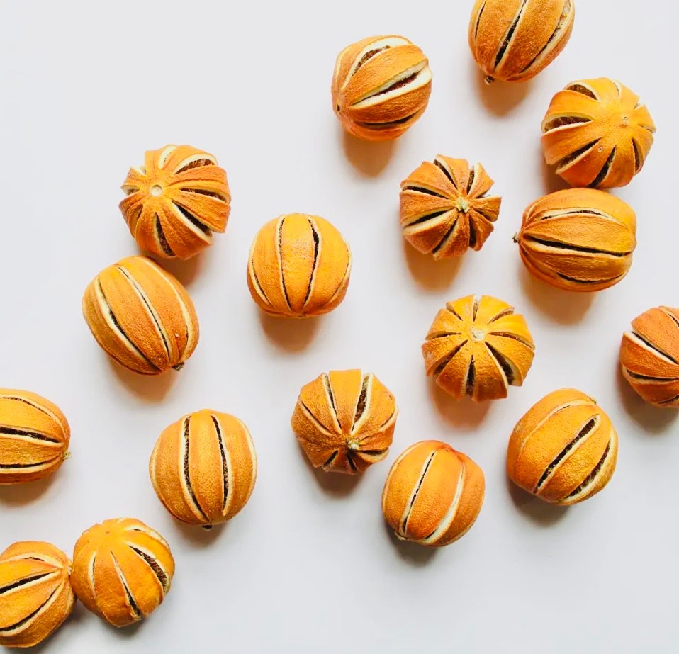 RMR Bag of 9 Whole Slit Dried Oranges (USA Farm)