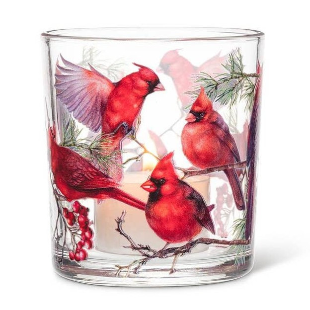 RMR - Cardinals Glass Votive Holder