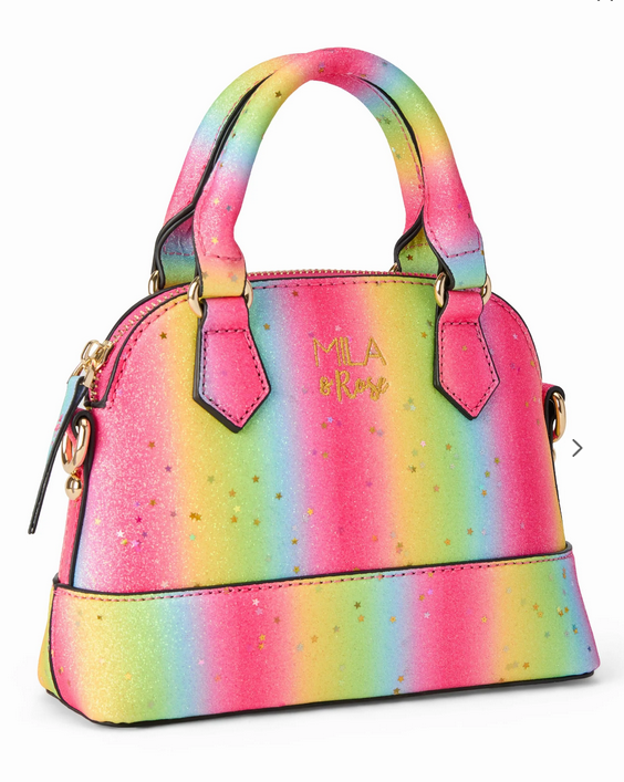 JAZ - Neon Rainbow Glitter Purse