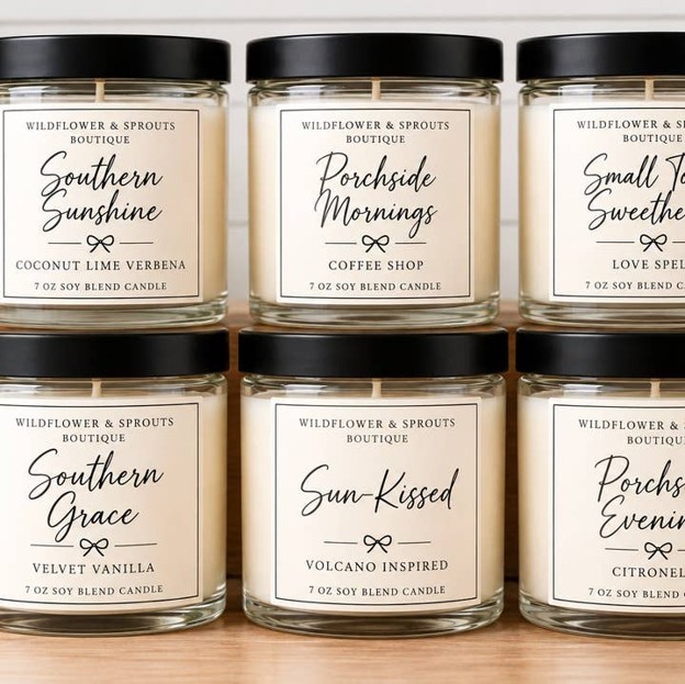 RMR - Hand-Poured Soy Candle, Small Town Charm