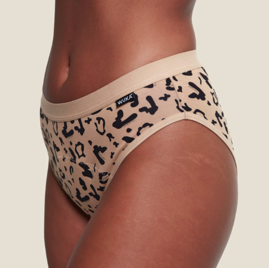 WUKA Leopard Print Bikini Period Underwear